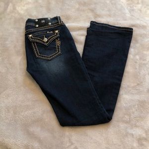 Dark wash Miss Me denim